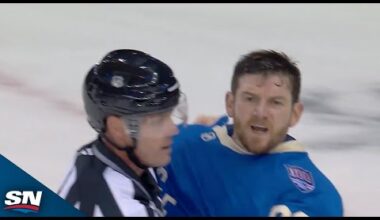 Benches Clear As Quick Storms The Ice After Appleton Fires Post-Buzzer Shot