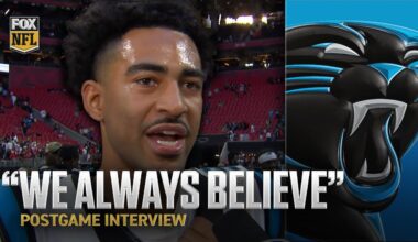 ‘We are so resilient’ 😤 Panthers’ Bryce Young on comeback overtime victory against Falcons