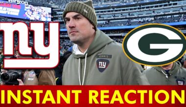 GIANTS ARE ADDICTED TO LOSING + Abdul Carter SUSPENDED | Giants vs. Packers Instant Reaction