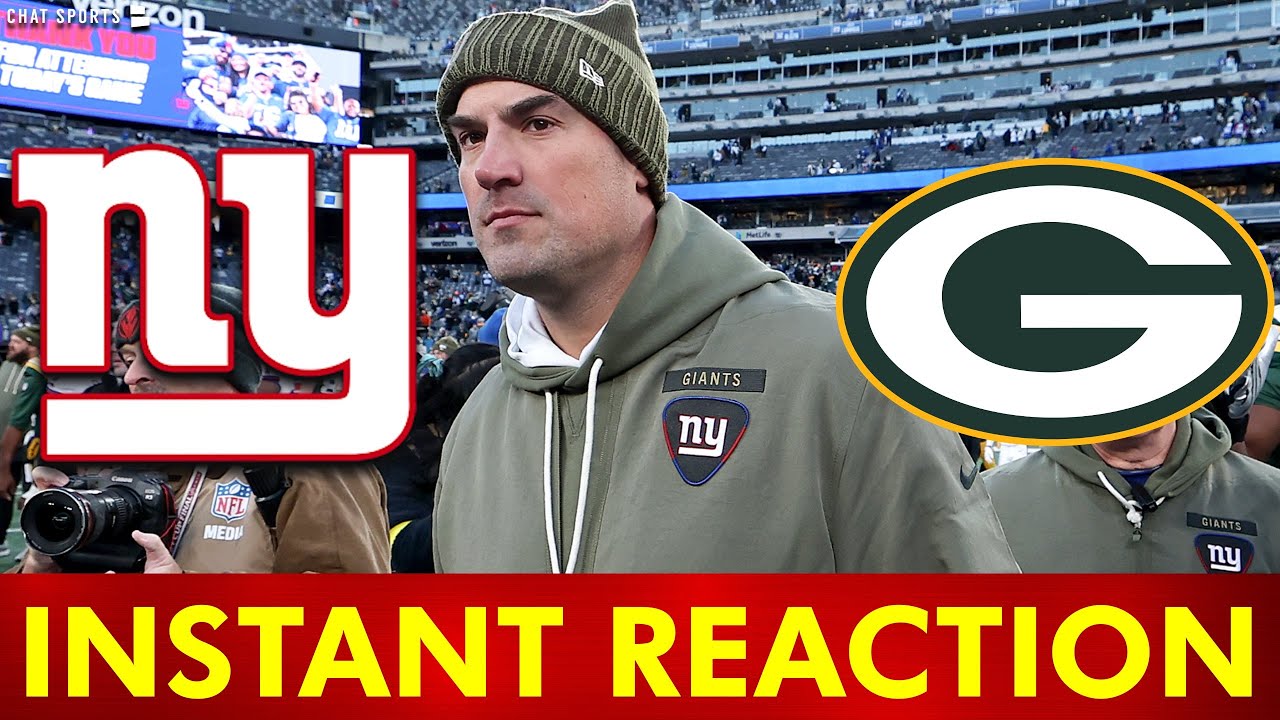 GIANTS ARE ADDICTED TO LOSING + Abdul Carter SUSPENDED | Giants vs. Packers Instant Reaction