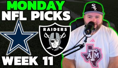 Cowboys vs Raiders Picks - NFL Week 11 Monday Night Football with Kyle Kirms