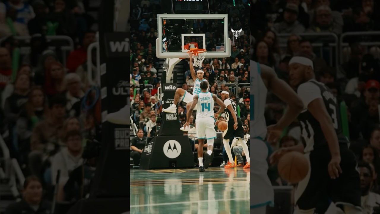 TRE MANNNN‼️ #charlottehornets #nba #dunk