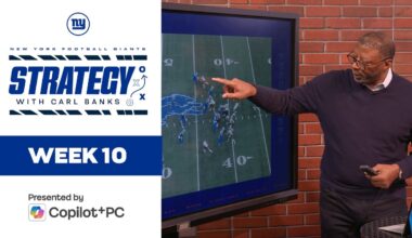 Carl Banks talks Giants Strategy vs. Bears | New York Giants