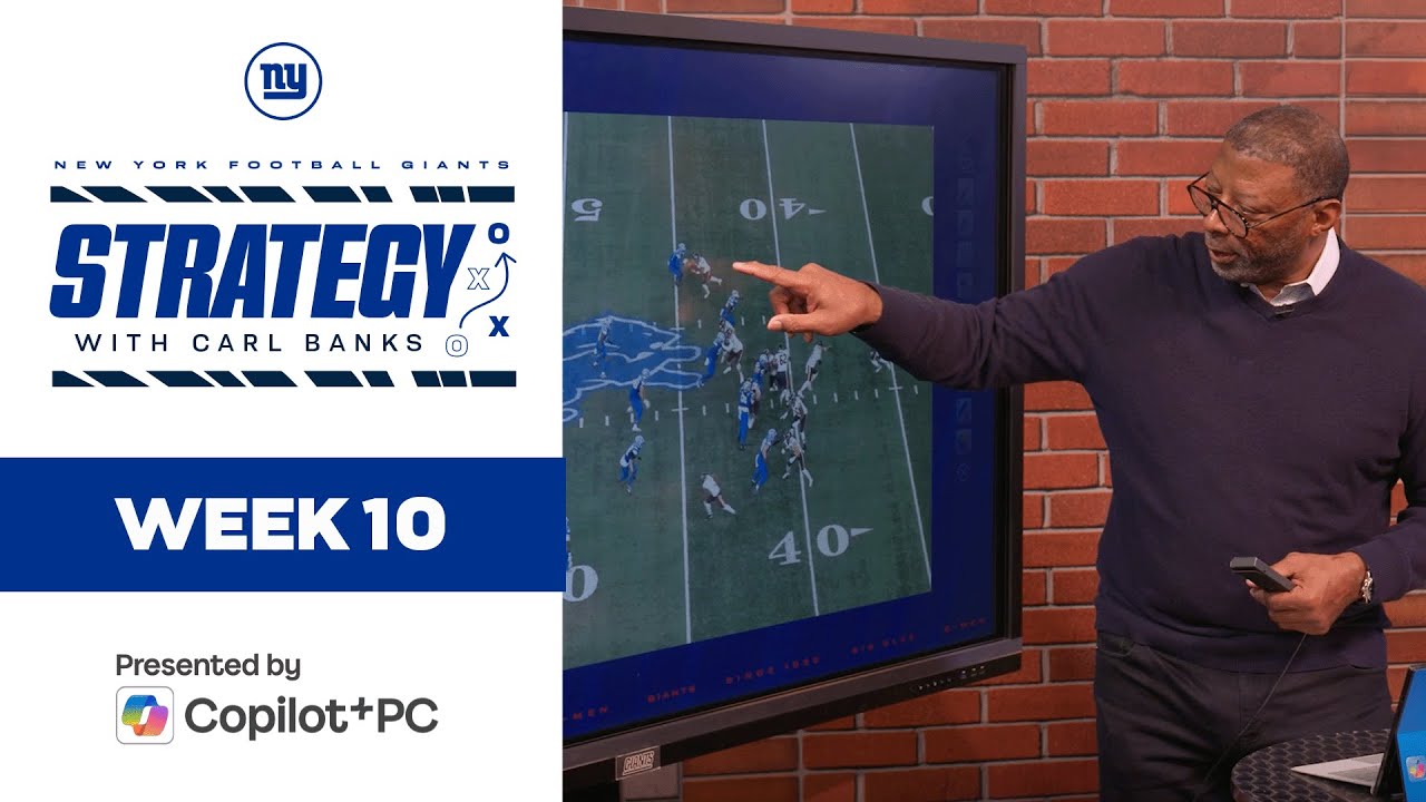 Carl Banks talks Giants Strategy vs. Bears | New York Giants