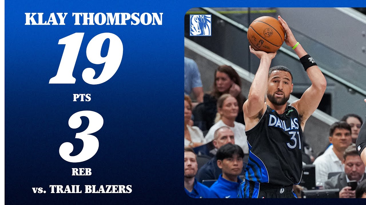 Klay Thompson (19 Points) vs. Portland Trail Blazers | November 16, 2025