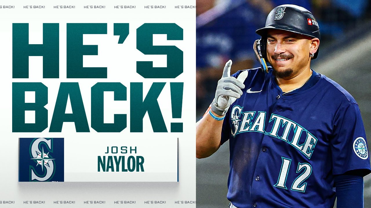 HE'S BACK! 🔱 Postseason hero Josh Naylor reportedly re-signs with Mariners!