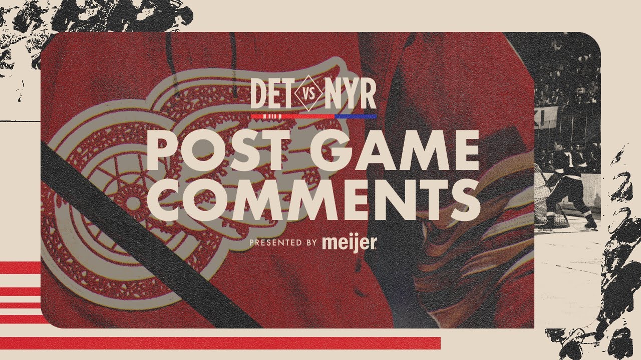 Talbot, Seider, Raymond, McLellan Post Game vs NYR | Nov. 16, 2025