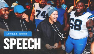 Carolina Panthers Victory Speech vs Packers | Week 9