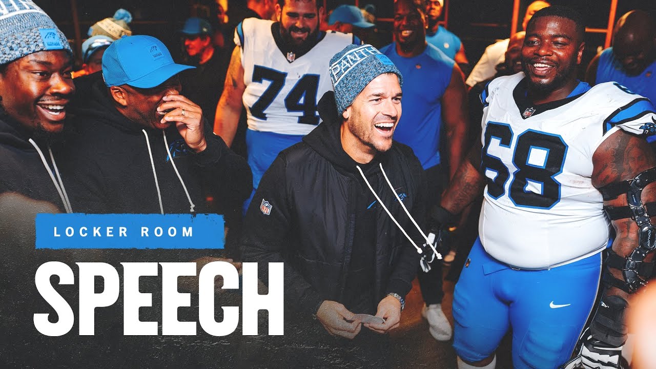 Carolina Panthers Victory Speech vs Packers | Week 9