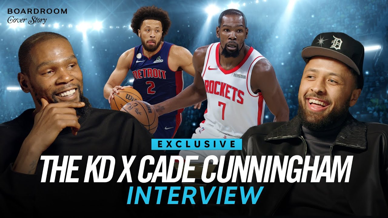 Kevin Durant Gets Cade Cunningham to Open Up About His NBA Journey & New Nike Signature Sneaker