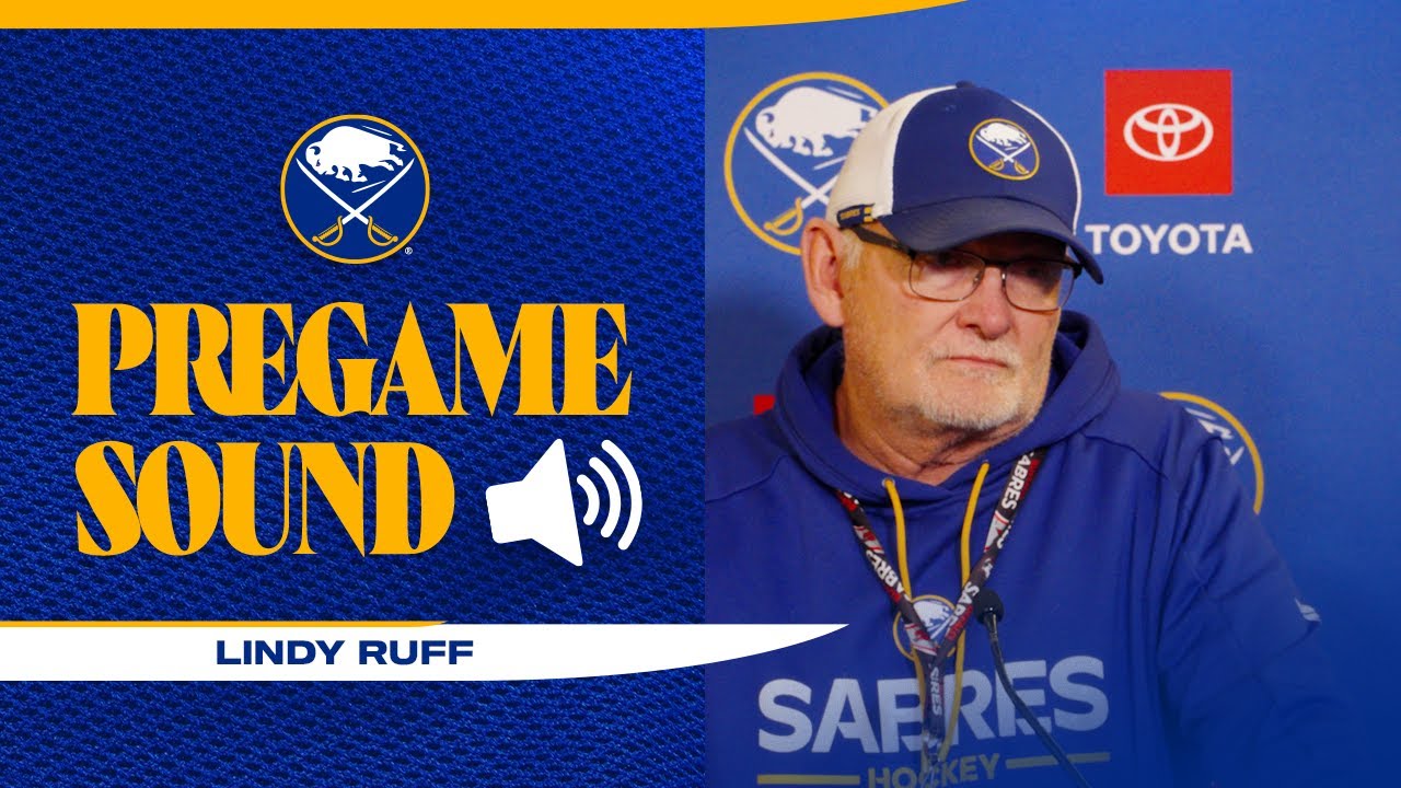 "He's Ahead Of Schedule" | Lindy Ruff With Josh Norris Update | Buffalo Sabres