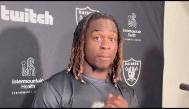 Raiders RB Ashton Jeanty on Cowboys Run-D with Quinnen Williams