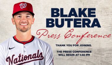 Blake Butera Introductory Press Conference | Washington Nationals | Manager