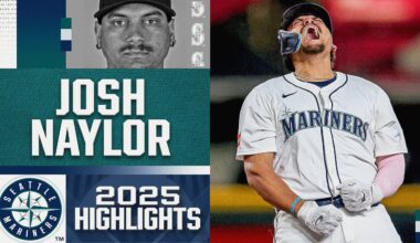 Josh Naylor's best moments with the Mariners in 2025! (Reportedly re-signing with team) 🔱
