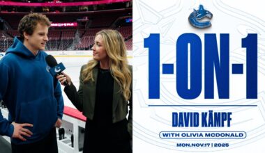 David Kämpf 1-on-1 | Canucks at Panthers (Nov 17, 2025)