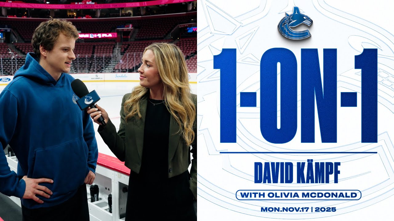 David Kämpf 1-on-1 | Canucks at Panthers (Nov 17, 2025)