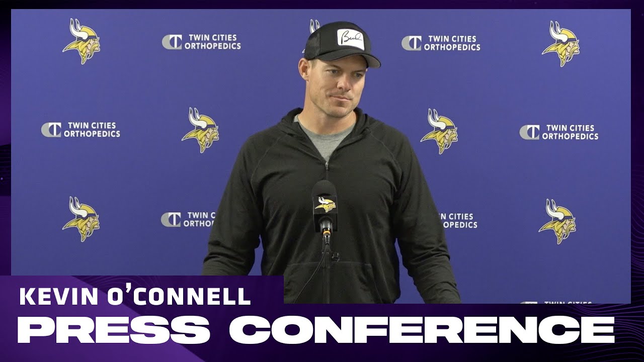 Kevin O’Connell on Donovan Jackson's Injury, Darrisaw & Smith's Returns & J.J. McCarthy's Recovery