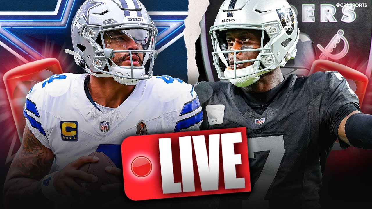 Monday Night Football LIVE Pregame: Cowboys vs Raiders Picks, Predictions and Best Bets