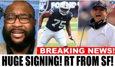 IT’S OFFICIAL! THE DEAL IS DONE! CHARGERS LAND RIGHT TACKLE HELP FROM SF PS! BOLTS ARE SUPER BOWL!