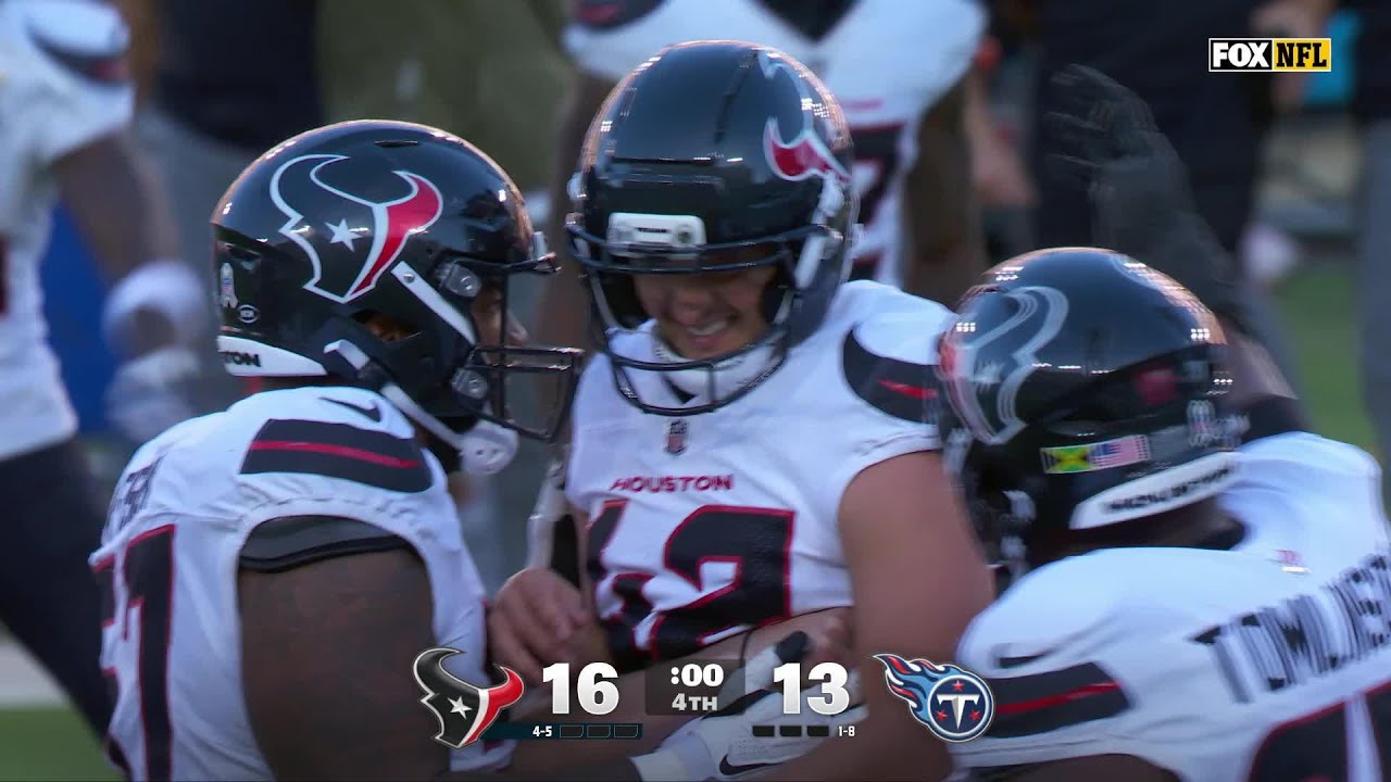 Texans vs. Titans down to the wire ending!