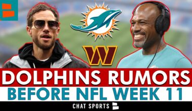 🚨Miami Dolphins RUMORS Heading Into NFL Week 11 Ft. Mike McDaniel, Anthony Weaver