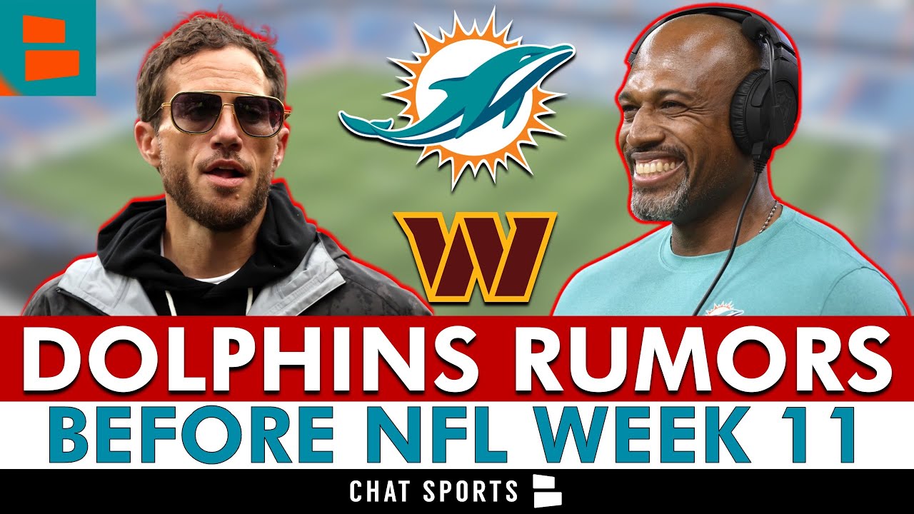 🚨Miami Dolphins RUMORS Heading Into NFL Week 11 Ft. Mike McDaniel, Anthony Weaver