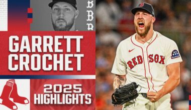Garrett Crochet was NASTY in his first season with the Red Sox 🐷 (2025 AL Cy Young runner-up)