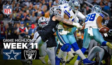 Dallas Cowboys vs Las Vegas Raiders Game Highlights | 2025 NFL Season Week 11