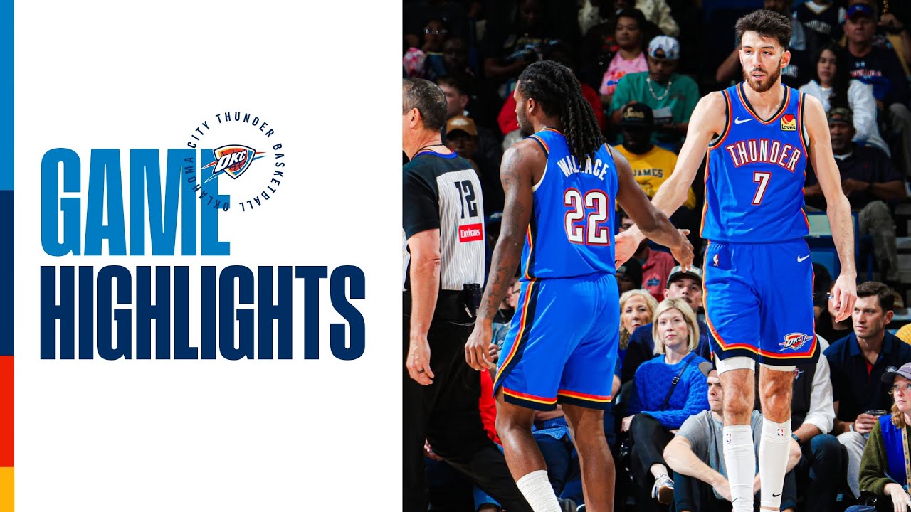 OKC Thunder at New Orleans Pelicans | Game Highlights | November 17, 2025