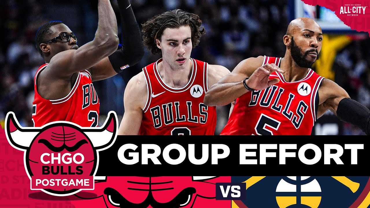 BULLS POSTGAME: Cardiac Bulls Survive THRILLER, Upset Nuggets! | CHGO Bulls Podcast