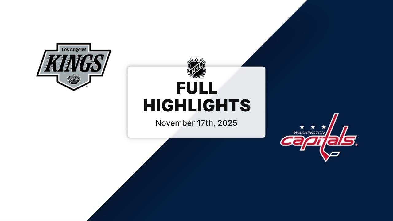 NHL Highlights | Kings vs. Capitals | November 17, 2025