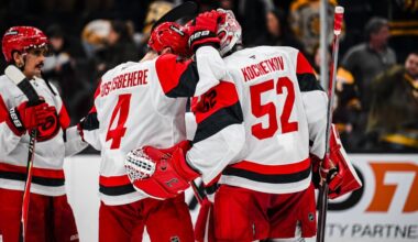 Carolina Hurricanes at Boston Bruins | Game Highlights | 11.17.2025