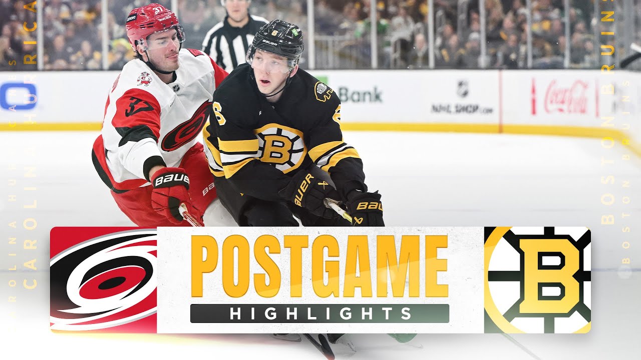 CONDENSED GAME: Boston Bruins vs. Carolina Hurricanes - 11/17/2025