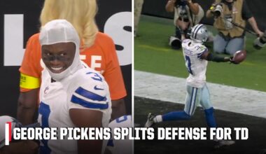 George Pickens maneuvers past Raiders' defense for 37-YD receiving touchdown 😤 | NFL on ESPN
