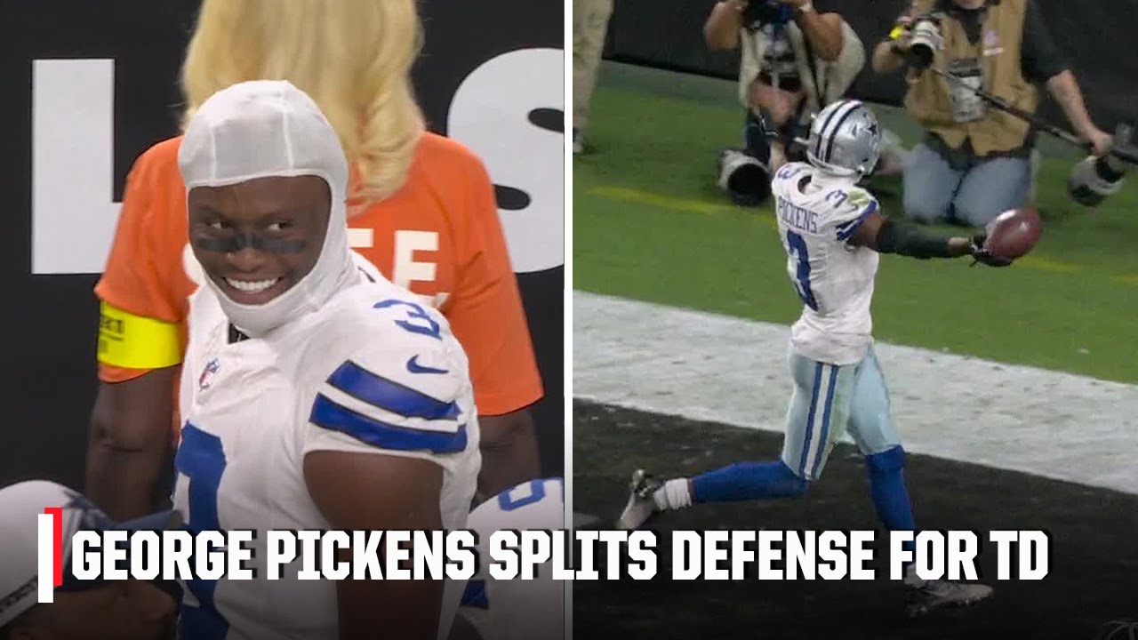 George Pickens maneuvers past Raiders' defense for 37-YD receiving touchdown 😤 | NFL on ESPN