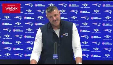 Mike Vrabel: "Every Play is Critical." | Patriots Press Conference