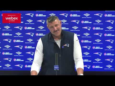 Mike Vrabel: "Every Play is Critical." | Patriots Press Conference