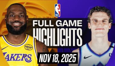 LAKERS vs JAZZ FULL GAME HIGHLIGHTS | November 18, 2025 | NBA Regular Season NBA 2K26 GAMEPLAY