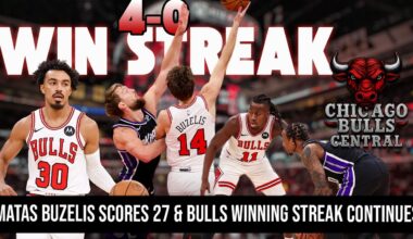 Matas Buzelis & Josh Giddey Combine For 47 Points To Keep Bulls Winning Streak Alive