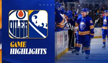 Noah Ostlund Scores Two In Buffalo Sabres 5-1 Win Over Edmonton Oilers | Game Highlights