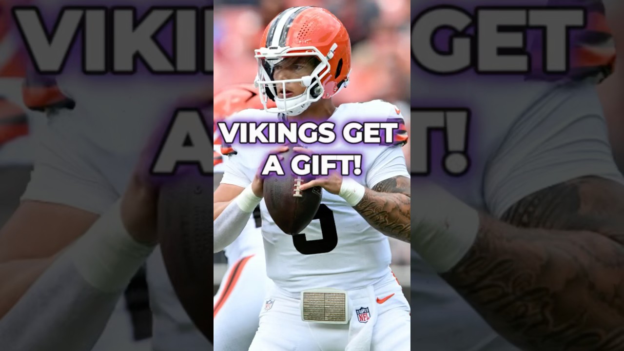 The Vikings Just Got A Gift From The Browns 🚨#shorts #minnesotavikings