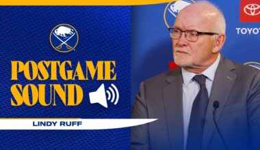 "Our Best Game" | Lindy Ruff After 5-1 Win Over Edmonton Oilers | Buffalo Sabres