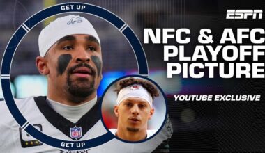 NFC and AFC playoff picture 🏈 Seed projections, chances and outlooks | Get Up YouTube Exclusive