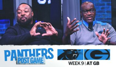 Panthers at Packers Week 9 Reaction | Postgame Show | Carolina Panthers
