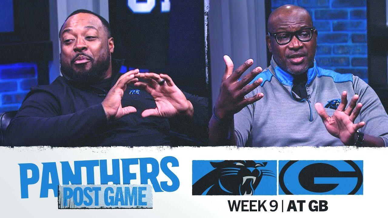 Panthers at Packers Week 9 Reaction | Postgame Show | Carolina Panthers