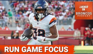 TURNAROUND: Denver Broncos RUN GAME Should Be FOCUS of the Bye Week