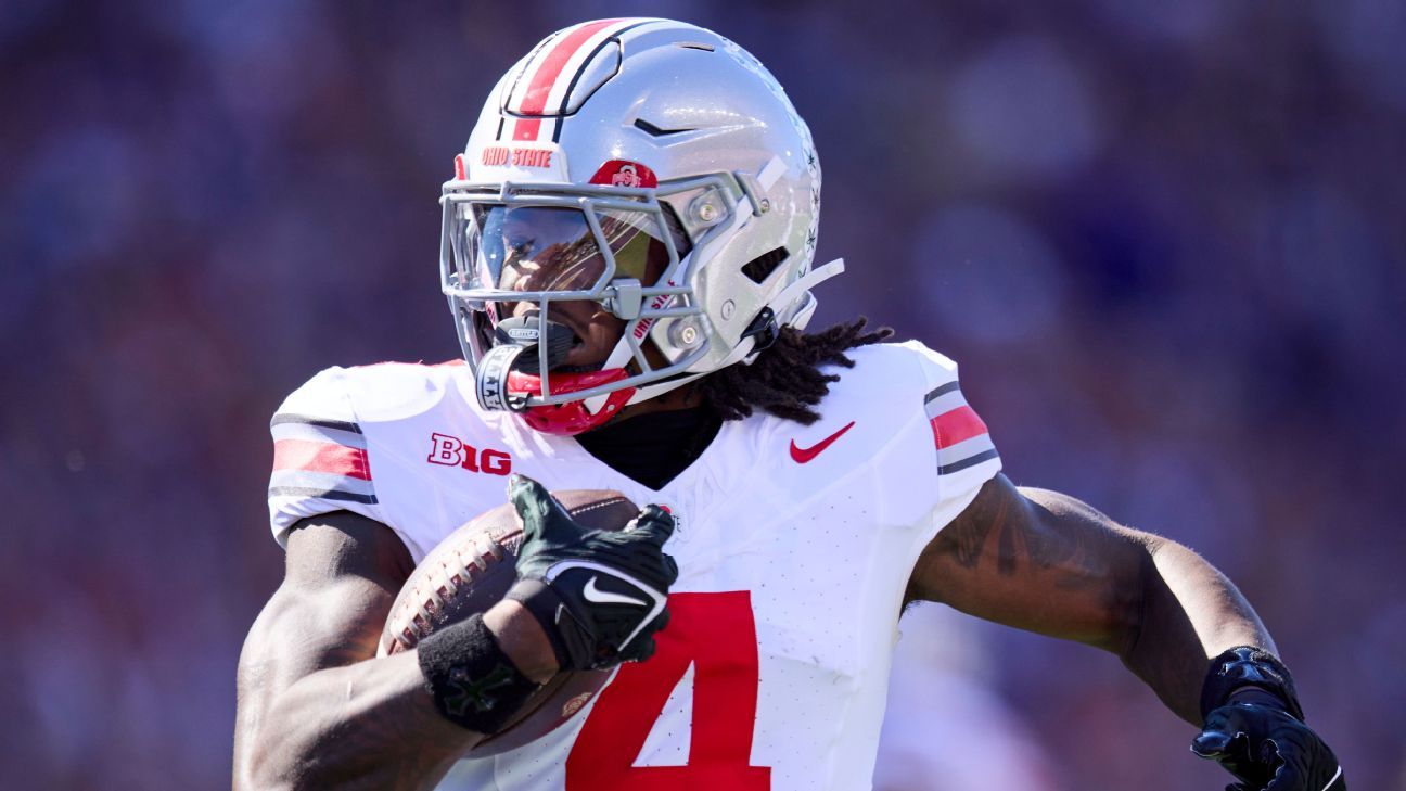 Ohio State mum on status of star WRs Smith, Tate vs. Rutgers