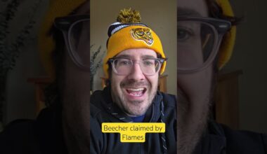 Johnny Beecher, you're now a member of the Calgary Flames