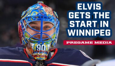 Elvis Set to Start in Net Tonight in Winnipeg, Blue Jackets @ Jets 😤 | Pregame Media