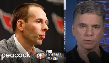 Arizona Cardinals’ Jonathan Gannon on hot seat entering Week 12 | Pro Football Talk | NFL on NBC